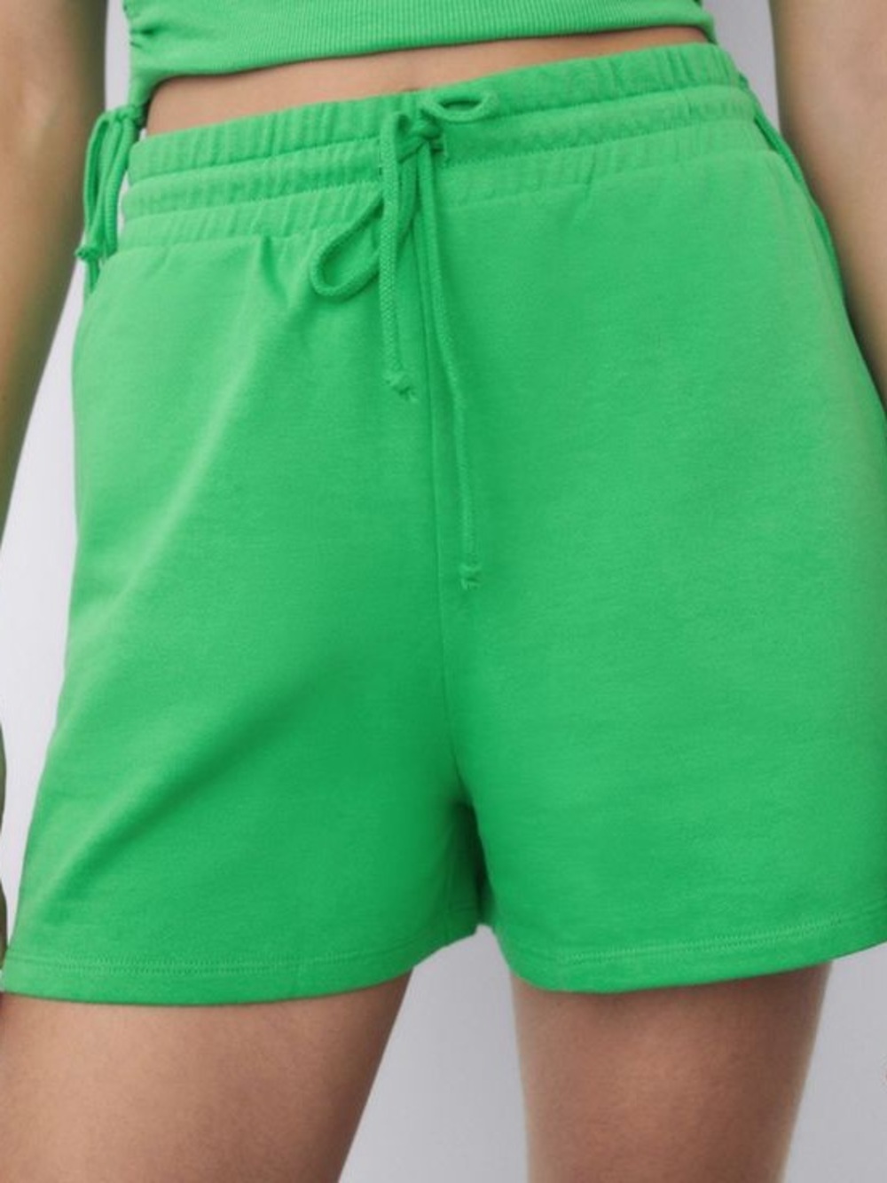 Zara Cotton Drawstring Shorts